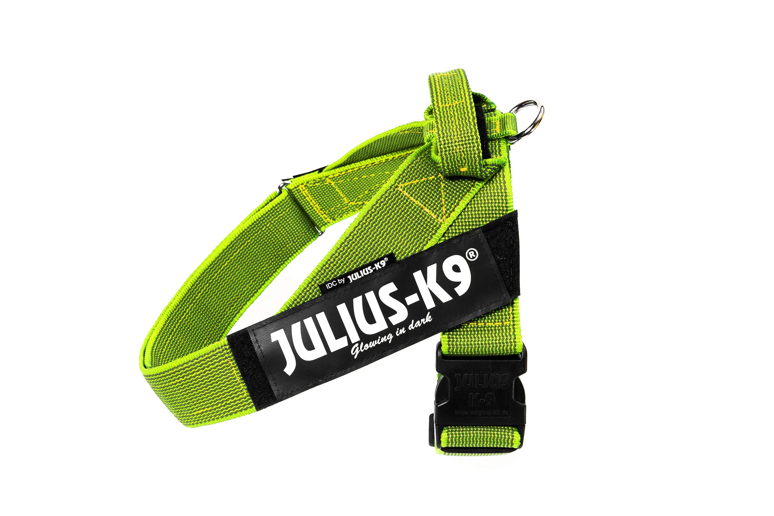 Julius-K9IDC Color & Gray Belt Harness, Size: XL / 2, Neon-Gray