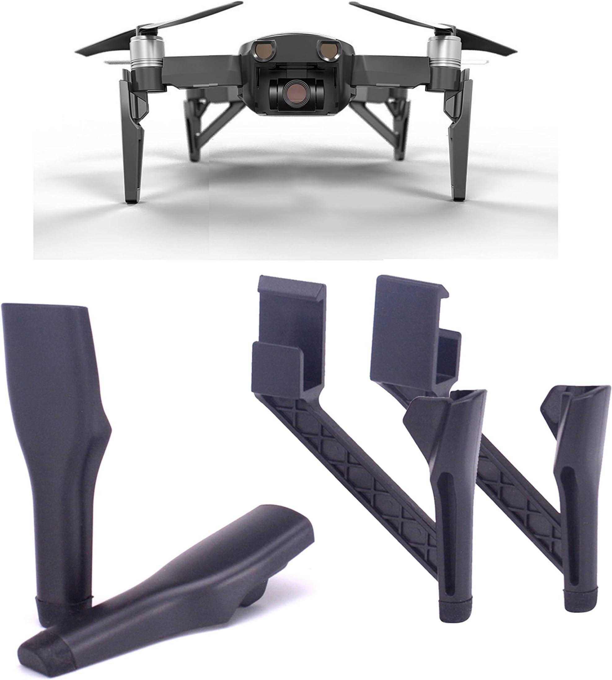 DJI Mavic Air Landing Gear Leg Extenders Feet Height Extension DJI Essential Accessory Extending Kit, 1 Set,