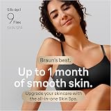 Braun Silképil 9 Flex Epilator SkinSpa All-in-One Set 360° Head Wet Dry view 2