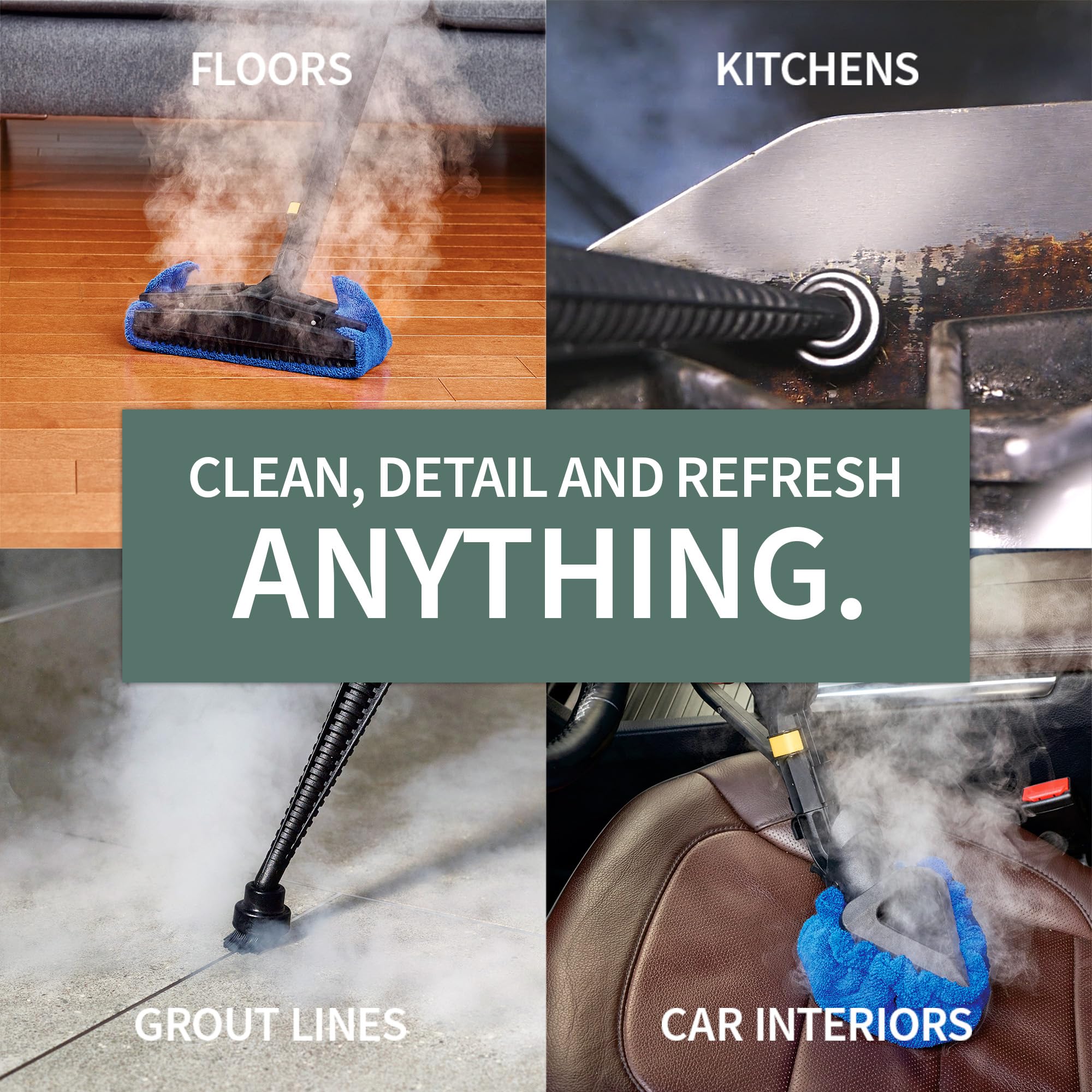 Dupray Tosca Steam Cleaner: A commercial-grade steamer made in Italy, perfect for both professional and home cleaning needs, offering powerful performance and reliability. * Kills 99.9% of Germs