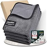 Deedlite Shower Cleaning Cloths, Premium Car Drying Towel | Ultra Absorbent Twisted-Loop Design| Microfiber Towel for Car, Shower Cabin, Household