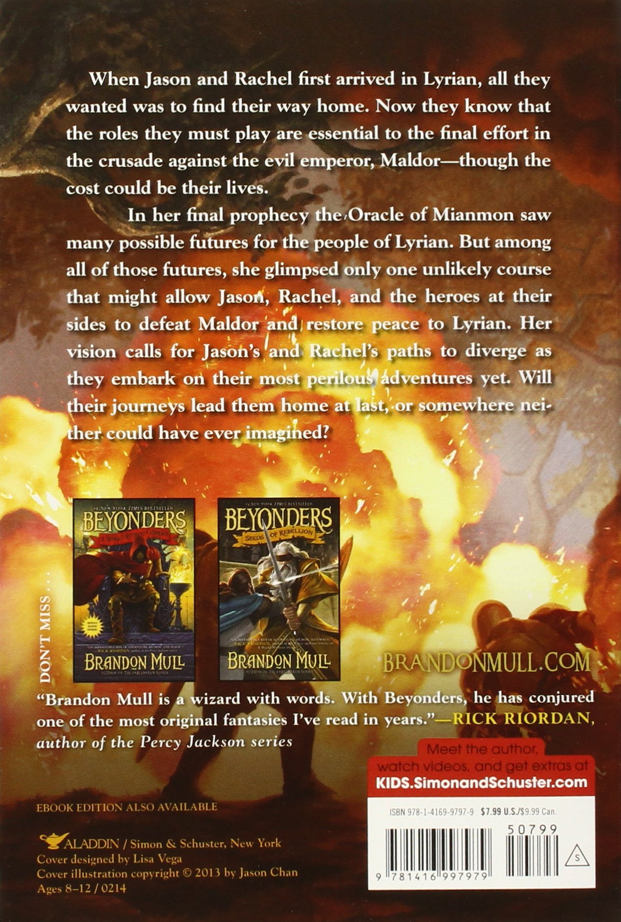 Chasing The Prophecy 3 Beyonders Mull Brandon Amazon Com Books