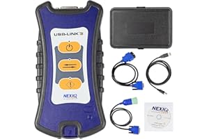BUPTO Nexiq USB Link 3 Heavy Duty Truck Scanner Diesel Diagnostic Tool for Nexiq USB Link 3 & Diagnostic Software for Universal Truck Excavator Diagnostic