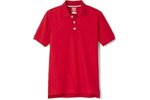 French Toast Boys Short Sleeve Pique Polo Uniform Shirt (Standard & Husky)
