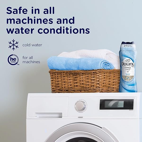 DOWNY COMFY COZY IN-WASH LAUNDRY SCENT BOOSTER BEADS, MEADOW RAIN SCENT, 13 OZ, SOFTNESS AND FRESHNESS