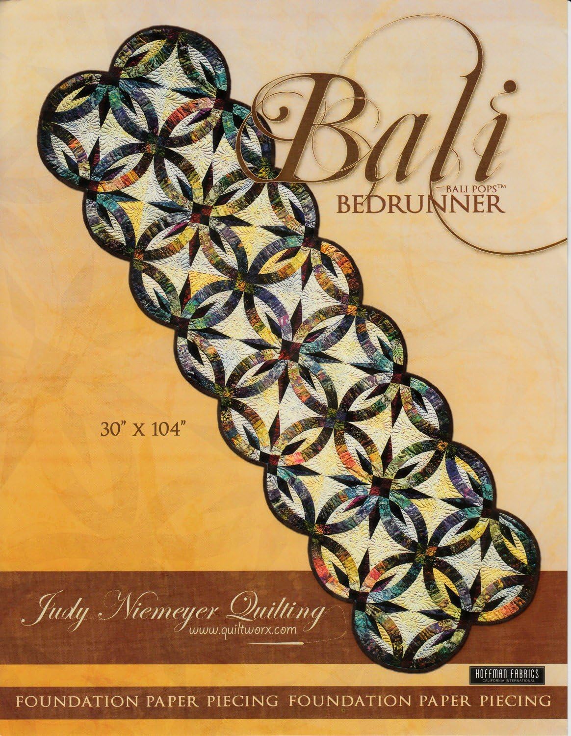 Bali Bed Runners Quilt Foundation Paper Judy Niemeyer Quilting Supplies
