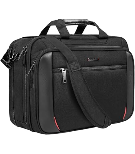EMPSIGN ローリングブリーフケース ラップトップバッグ、17.3インチ