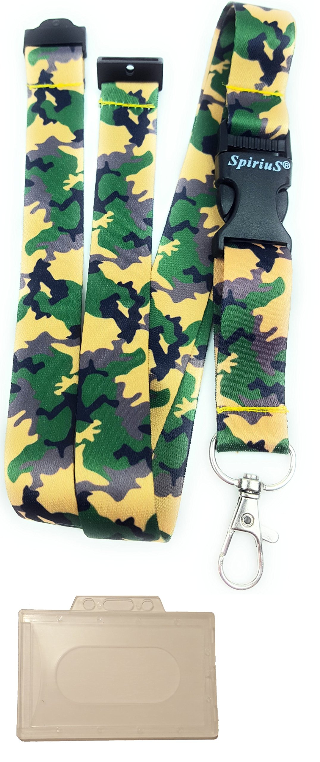 SpiriuS Lanyards + Plastic Badge Detachable (Style e)