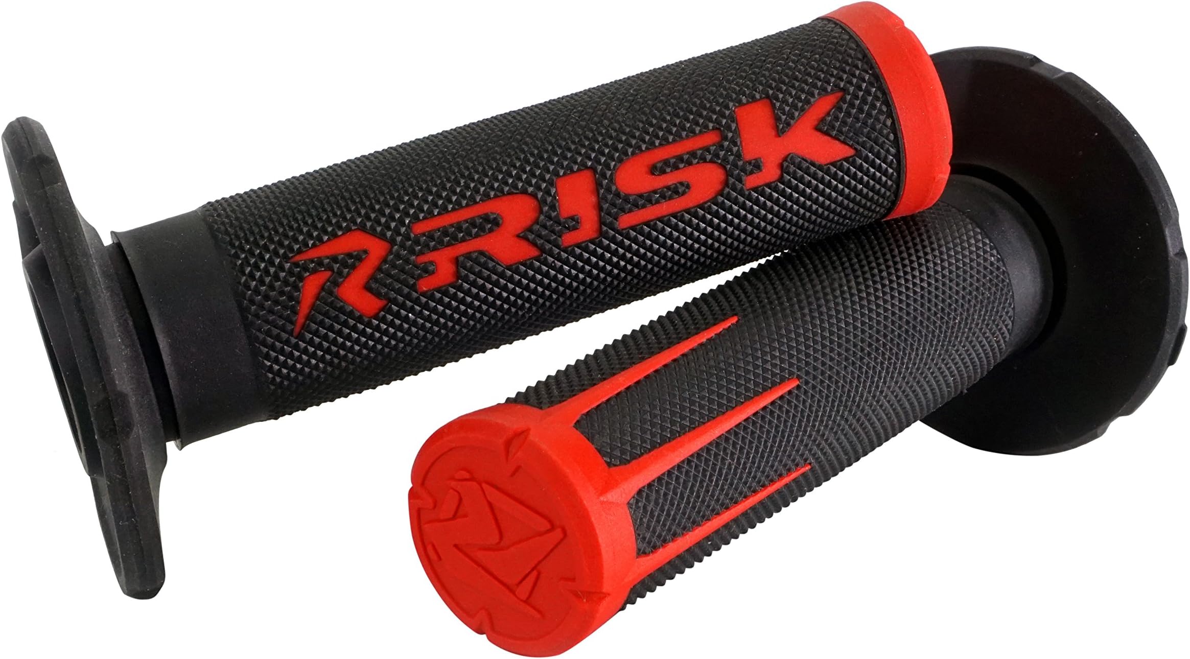 Risk Racing 00284 Ergo Wave Motocross/Motorcycle 2.0 (with Fusion Grip Tech),1 Pack, Red