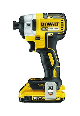 DEWALT DCF887D2 18V, 6.5mm XR Li ion Cordless 3 Speed Impact Driver with Brushless Motor with 2x2.0 Batteries included