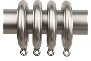 Rod Desyne Decorative 1.75 inch Eyelet Rings - Satin Nickel