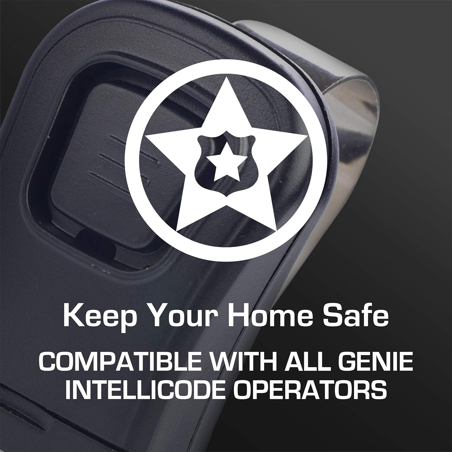 Genie Single Button Garage Door Opener Remote - Safe & Secure Access - Compatibility with Genie Only Intellicode Garage Door Openers - Model G1T-BX - - 