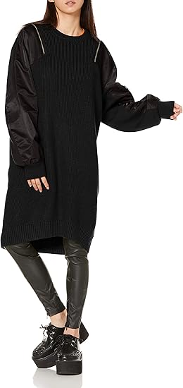 Amazon Co Jp ディーゼル Diesel レディース ワンピース 異素材 ニット ミディドレス Apayz 服 ファッション小物