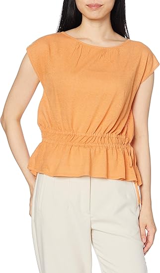 Amazon ナチュラルビューティーベーシック セーター ペプラムシアーニット レディース オレンジ 日本 M 日本サイズm相当 セーター 通販