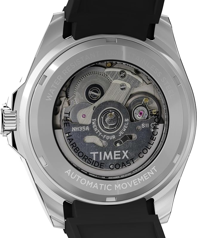 TW2Y51000 Harborside - Reloj automático con Correa de Silicona de 40 mm para Hombre