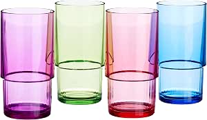 clear drinking glasses plastic