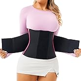 LadySlim REAL COLOMBIAN Waist Trainer Sweat Belt for Women & Men - Triple Wrap Waist Cincher - Tummy Control Body Shaper