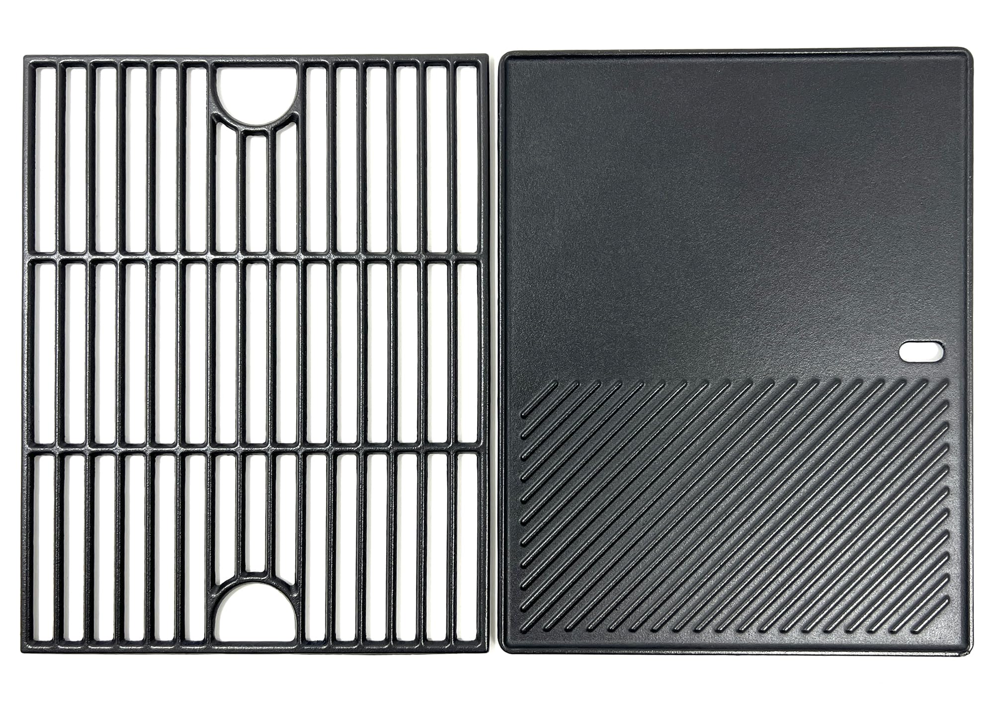 Photo 1 of Direct Store DC133 Cast Iron Cooking Grate and Griddle Replacement for Nexgrill 720-0830H, 720-0783E, 720-0888N, 720-0888, 720-0697, For Charbroil 463241113, 463449914, Kenmore 720-0670A, 41516106210