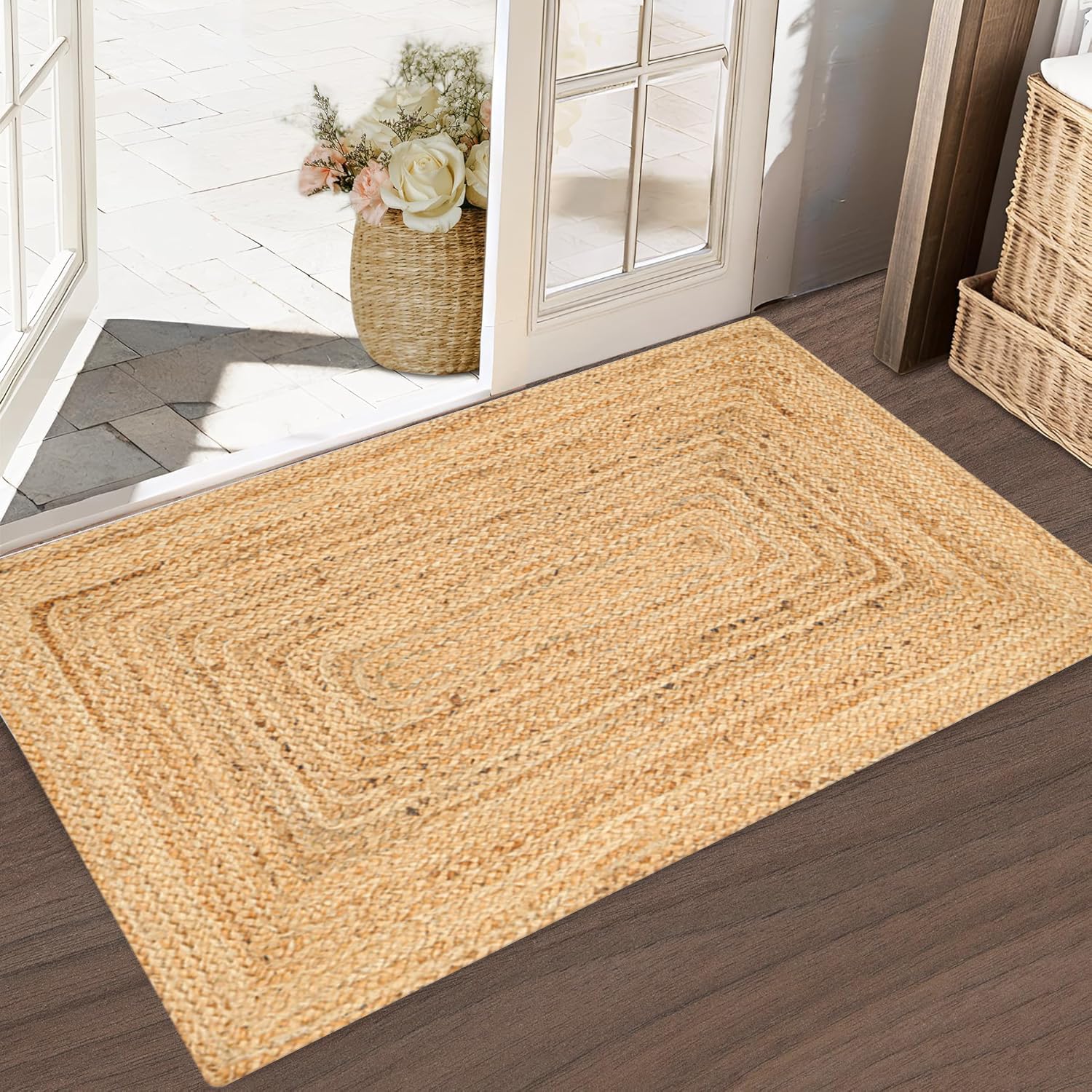 Savi Home Hand Woven Jute Braided