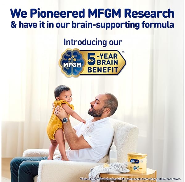 ENFAMIL NEUROPRO BABY FORMULA, BRAIN BUILDING DUO DHA & MFGM, EXCLUSIVE IMMUNE SUPPORTING HUMO6 BLEND, POWDER INFANT FORMULA, BABY MILK, 20.7 OZ