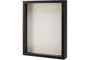 �鶹�� Basics Shadow Box Wood Rectangular Frame, 28 cm x 35.5 cm, Black