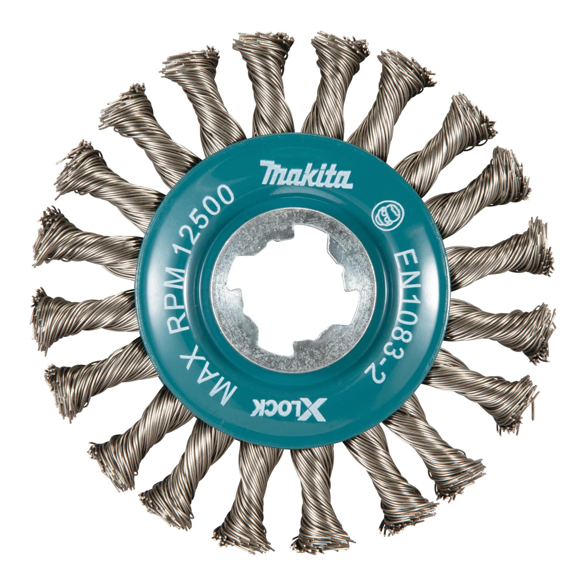 Makita D-73352 X-Lock Knotted Wire Cup Brush Full 115mm