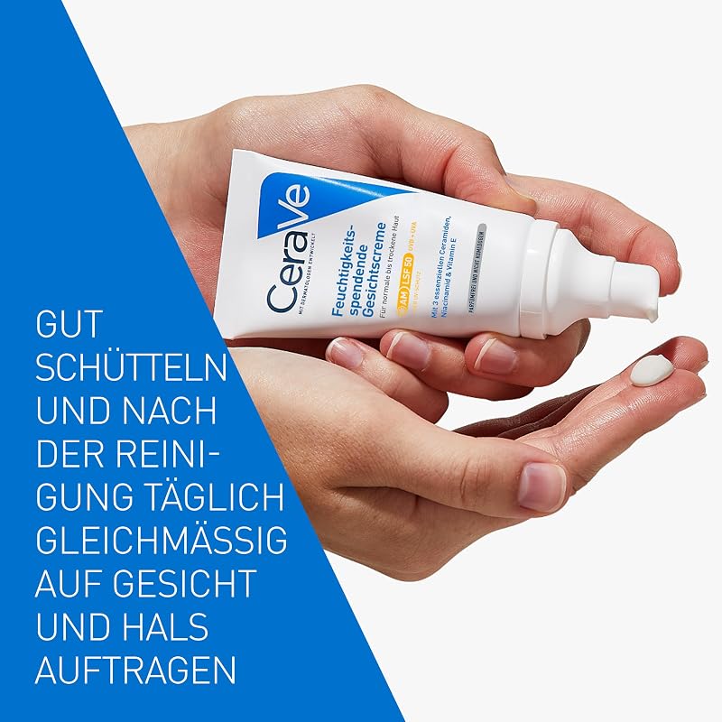Feuchtigkeitsspendende Gesichtscreme LSF 50, UVA- & UVB-Schutz, 50ml