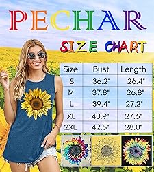 Sunflower Tank Tops Women Sunflower Graphic Tees