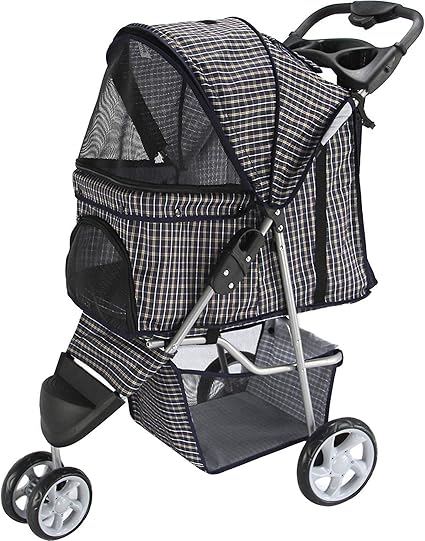 paws and pals deluxe folding stroller