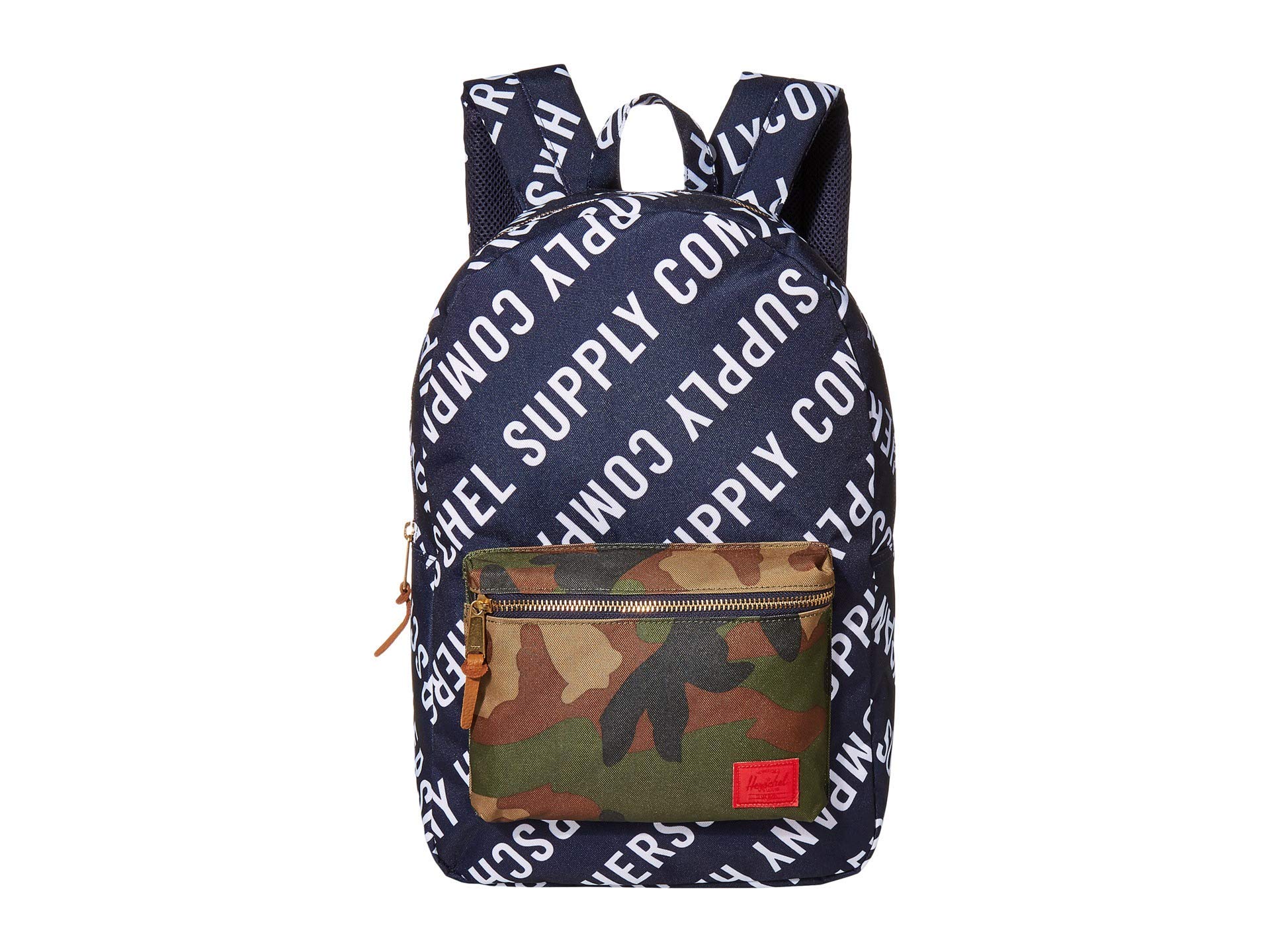 Herschel Settlement Mid-Volume Backpack, Roll Call Peacoat/Woodland Camo, Rozmiar uniwersalny, bag