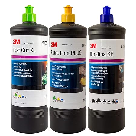 3M Politur Set Schleifpaste Plus XL Extra Fine Ultrafina SE 1Liter