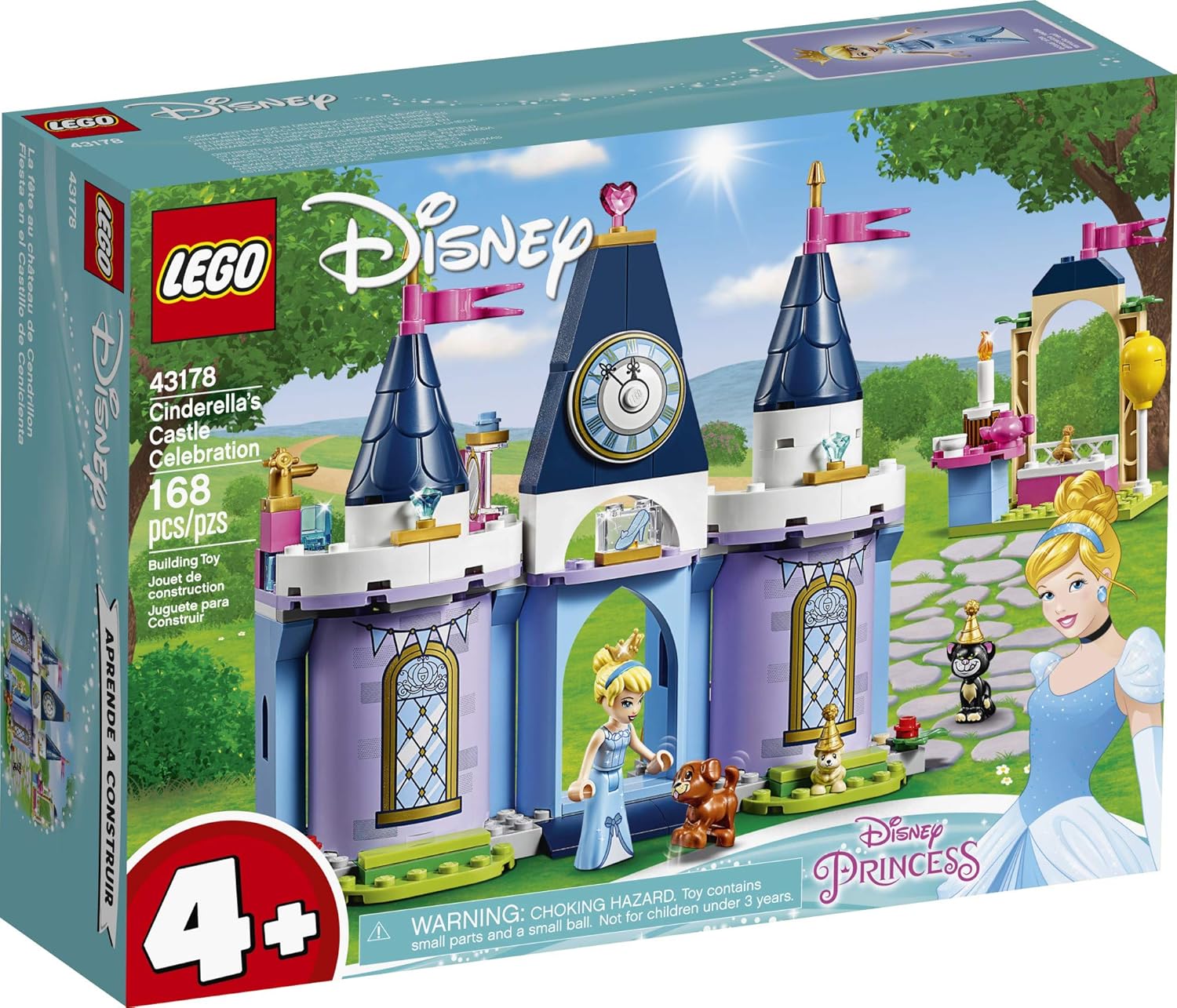 cinderella castle celebration lego