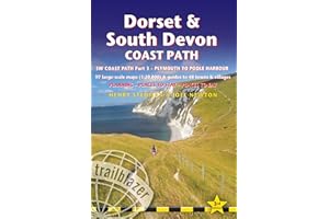 Dorset & South Devon Coast Path: (SW Coast Path Part 3) - Includes 97 Large-Scale Walking Maps & Guides to 48 Towns and Villages - Planning, Places to ... Eat - Plymouth to Poole Harbour (Trailblazer)