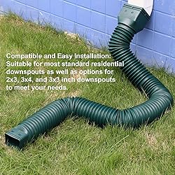 plusgutter 11.5ft Long Gutter Downspout Extensions