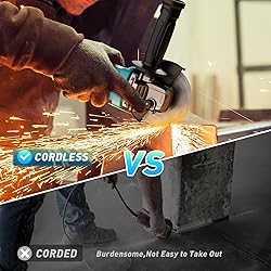 APROTII 4-1/2" Cordless Angle Grinder for Makita