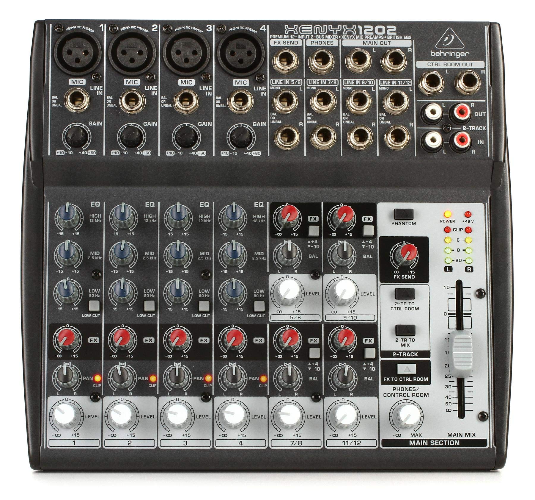 Behringer 1202 12 Input 2 Bus Mixer