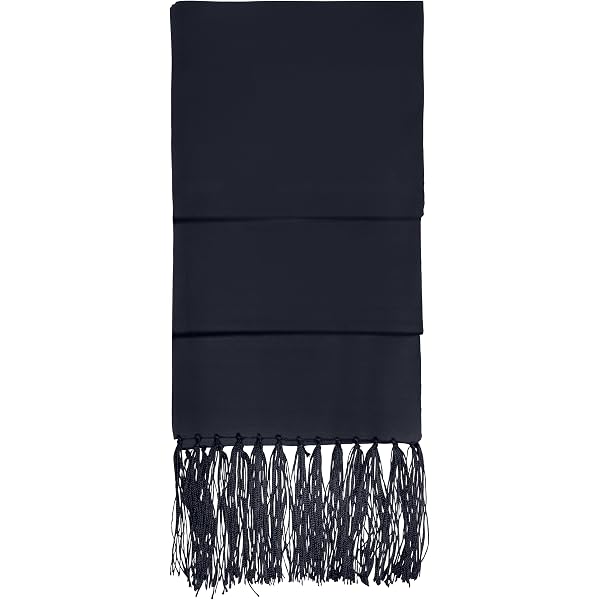 S.H. Churchill & Co. 100% Silk Black Formal Scarf for Men – Luxury
