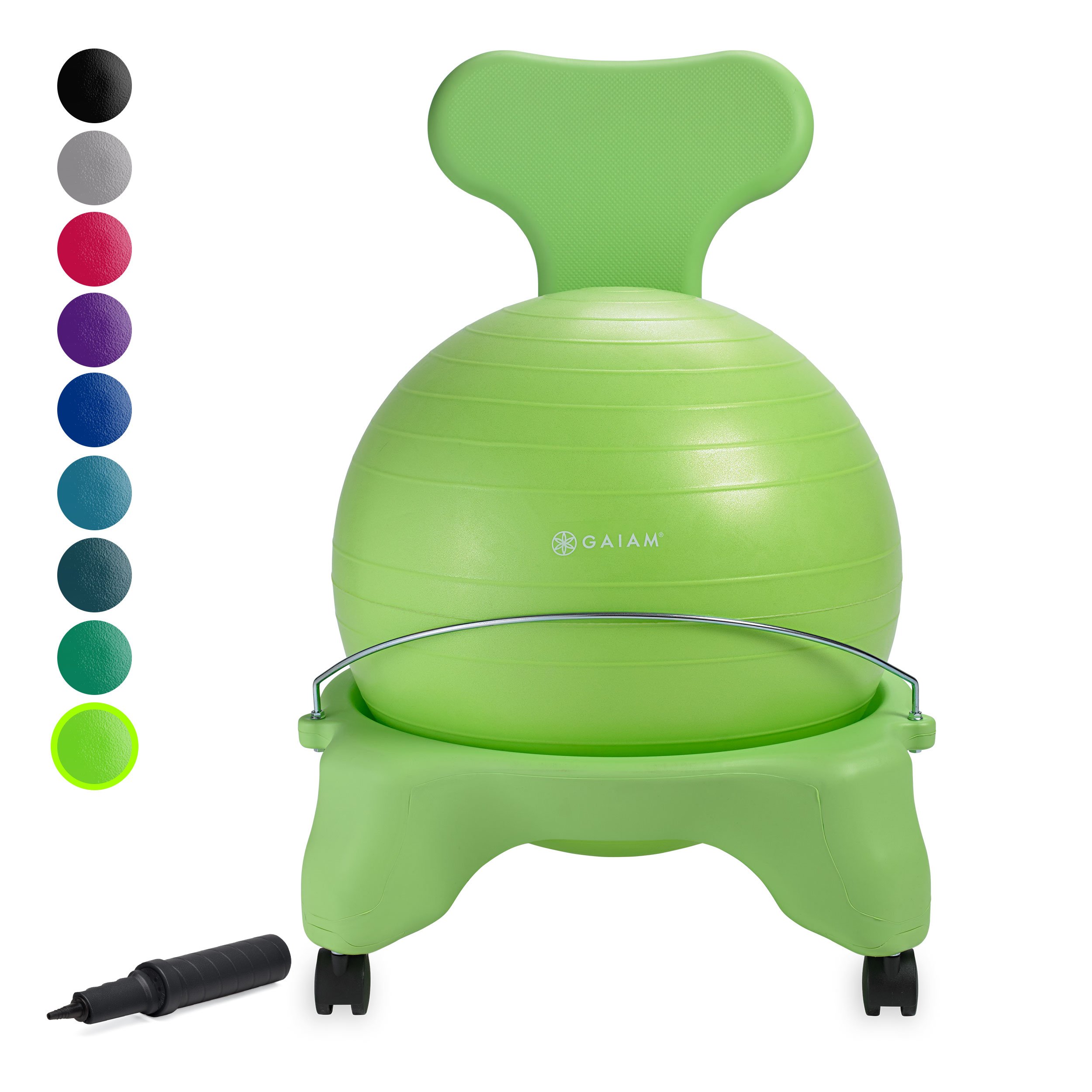 Gaiam Classic Balance Ball Chair Exercise Stability Yoga Ball Premium