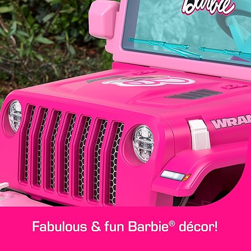 Barbie Jeep Wrangler Pink Jeep Battery Operated Power Wheels