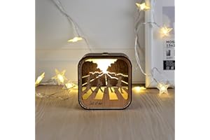 MISS LI GARDEN Handmade Music Box Tune Let It Be Vintage Wooden Best Gifts for Wife Husband Girlfriend Boyfriend Girl Boy Son Daughter Anniversary Birthday Valentine