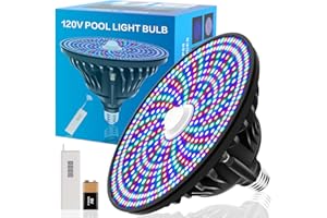 CEDIO 120V 90W Pool Lights for Inground Pool, Led Pool Light Bulb for Inground Pool, Color Changing Underwater Pool Light with Remote Control, E26/E27 Replacement