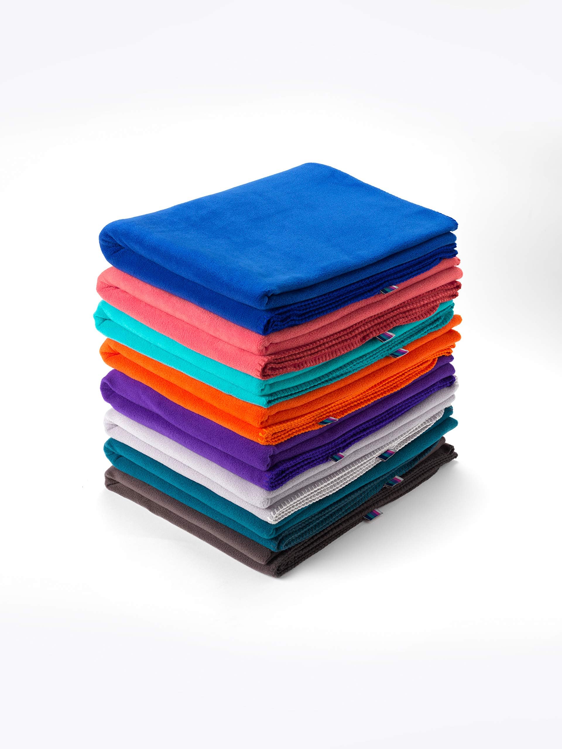 Yogamatters Fleece Yoga Blanket, 200cm x 145cm | Perfect for Restorative Yoga and Meditation (Ocean Green)