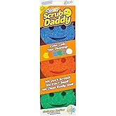 Scrub Daddy Color Sponges - Scratch-Free Multipurpose Dish Sponges for Kitchen, Bathroom & Household Cleaning - Made with BPA
