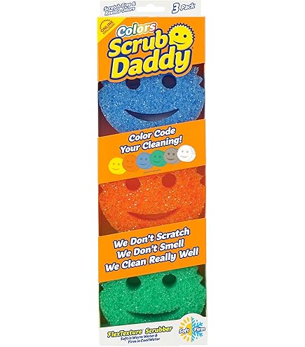 spongespongeさま専用　バランスおじさん Amazon.com: Scrub Daddy SPDDY3X5 Sponge Daddy 3PK Sponge