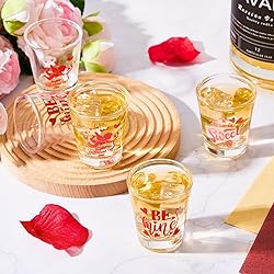 Uiifan 24 Pcs Valentine's Day Shot Glasses Bulk 2