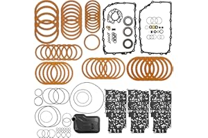 FLIBEN 6L80E 6L90E Transmission Master Rebuild Overhaul Kit w/Filter Replacement for Escalade Replacement for Chevy Silverado/Suburban Replacement for GMC Sierra/Savana/Yukon Replacement for Hummer H2 06-18