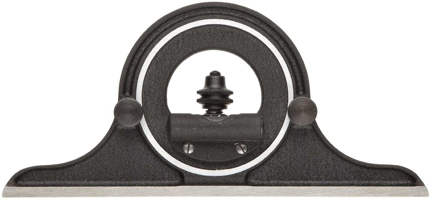 Starrett CPR1224W Cast Iron Reversible Protractor Head For Combination