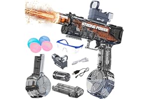 Electric Water Gun for Kids Adults, Automatic Squirt Guns with Simulated Recoil, High-Capacity Squirt Guns Water Pistol Games