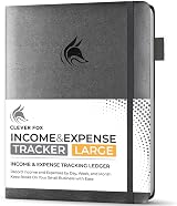 Clever Fox Large Income & Expense Tracker A4 – 2-Year Ledger Book