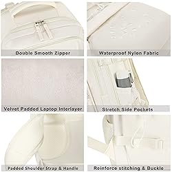 Travel Backpack for Women Men 15.6 Inch Laptop